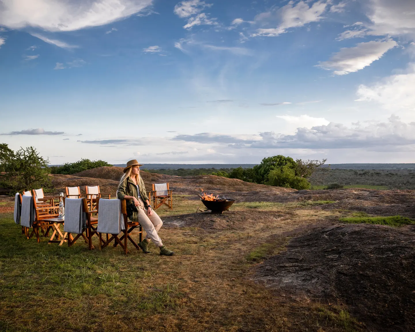 guest on safari serengeti tanzania